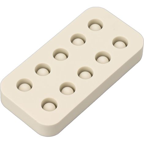 Silikonform zur Impfung mit Königinnen, 2 Reihen, 96 x 48 x 14 mm. Ideal für die Imkerei. (1/5)