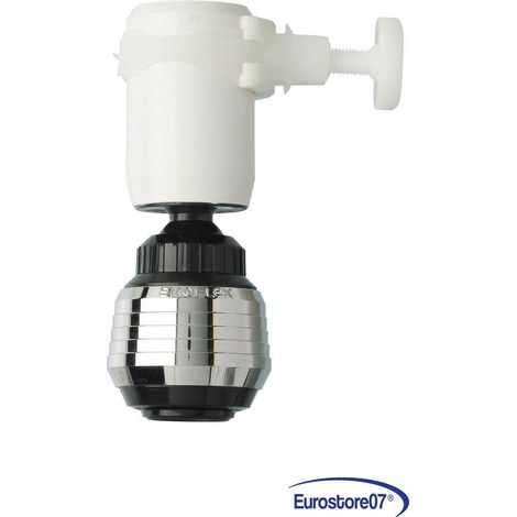 SIROFLEX ROMPIGETTO ATTACCO UNIVERSALE SNODATO CON DOCCETTA CM 9 FER 58537 (1/3)