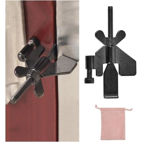 Cadenas de porte portable, verrou de sécurité et de confidentialité supplémentaire, cadenas de porte pour la maison et les voyages, ajoute un verrou supplémentaire - empêche les accès non autorisés (1/4)