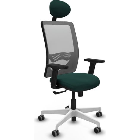 Chaise de bureau piqueras y crespo Zulema noir mousse haute densité (1/2)
