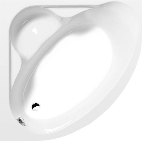 Polysan - Baignoire d'angle NILA, 120x120x41 cm, blanc 10111