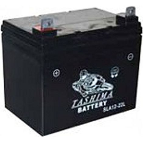 Batterie Tashima Gel/agm 100% étanche 12v, 32a Pour Tondeuse Autoportée. L: 195, L: 130, H: 180, + à Gauche. - Batterie à Mettre (1/2)