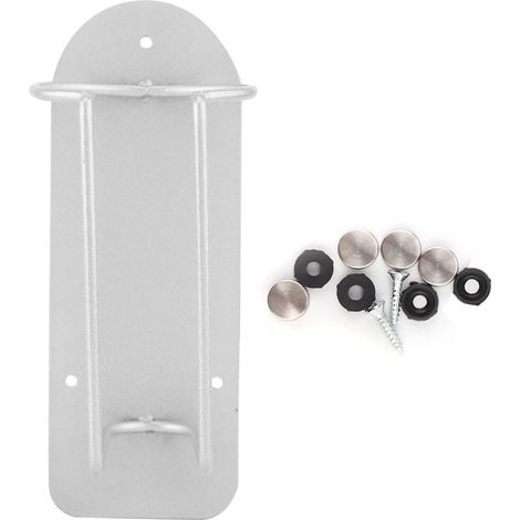 Support mural en acier inoxydable pour tondeuse à cheveux, étagère de rangement argentée, présentoir porte-clips de glaçage et accessoires. (1/5)