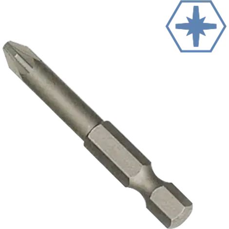 Embout de Vissage PZ2 Long 75mm Acier S2 Qualité Industrielle