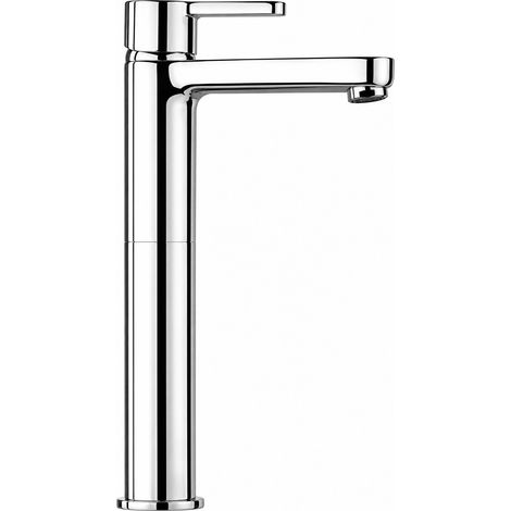 Mitigeur lavabo hauteur 310 mm avec bec long Paini Arena 92CR211LLBLSR Chromé - Vidage clic clac 1"1/4 (1/4)
