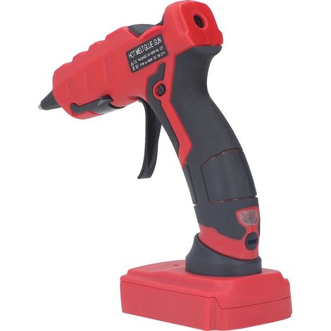 Pistolet à colle chaude sans fil à préchauffage rapide, buse isolée, avec 30 bâtonnets de colle thermofusible pour le bricolage (1/5)