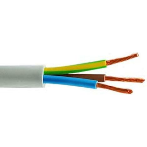 Cavi al metro cavo grigio fror fs18 pecsoflex 3 conduttori da 4mmq con giallo verde ceiun722 nofirefl-3gx4 paef03040