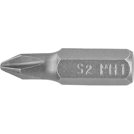 Puntas para destornillador Phillips PH1 - 25 mm - 5 puntas