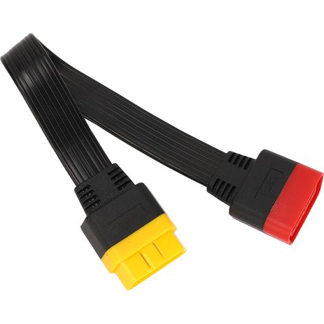 Ortviai Câble d’extension OBD2 TPU mâle-femelle pour diagnostic X431 PRO3S+, 36 cm, résistant et flexible (1/5)