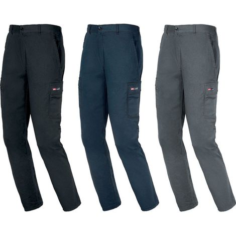 Pantaloni da lavoro elasticizzati Industrial Starter Easystretch 8038 - XL - Blue (1/4)