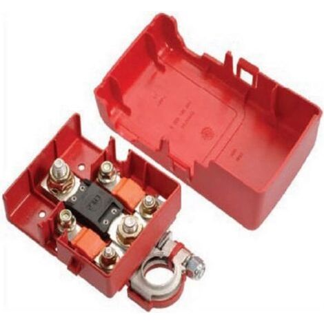 Connecteur de Terminal de Distribution de Batterie Fondu de Voiture 32V 400A, Pinces à Dégagement Rapide pour Accessoires de Voiture (rouge) (1/5)