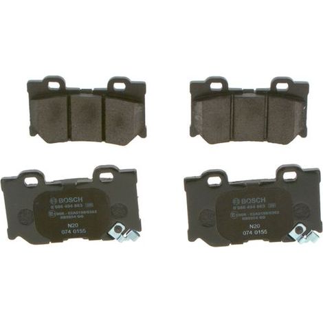 Kit de plaquettes de frein, frein à disque BOSCH 0 986 494 863 INFINITI