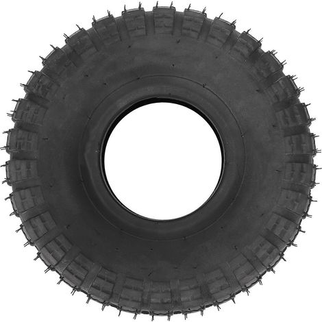 Pneu 4.10/3.50-4 410/350-4 pour quad, karting et karting 47cc 49cc (gros pneus 4.10-4 et chambre à air compatibles avec tous les modèles 3.50-4, pneu extérieur 4 pouces). (1/5)
