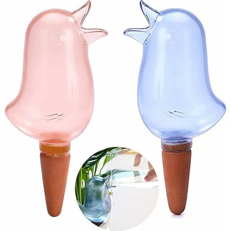 2 Pcs Irrigation Goutte Kit,Auto-Arrosage Globes,Plante Arrosage Ampoules,Eau Plantes et Fleurs Appareil d’Arrosage Egouttement Automatique pour Plante d’Intérieur Pendant Vacances ou Voyage, (1/5)