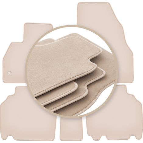 Tapis de sol beige PREMIUM pour : Renault Kangoo II combivan 2013- (1/5)