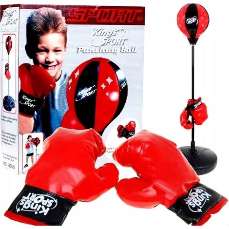 Kit d'entraînement de boxe pour enfants, poire, gants de boxe (1/4)