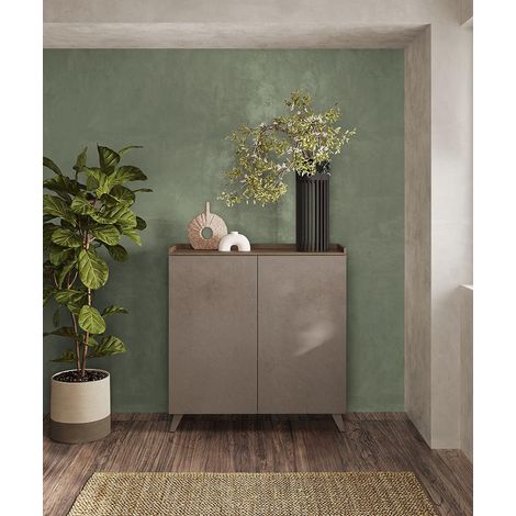 Buffet haut moderne bronze/mercure Tristan (1/4)