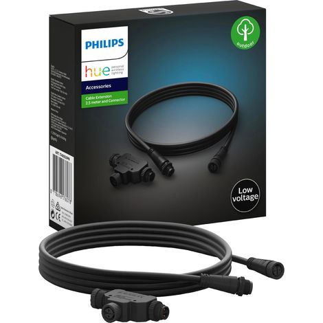 Philips Hue Außenverlängerungskabel 2,5 m schwarz (1/2)
