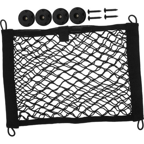 Organisateur de Siège Auto Filet Double Couche Filet de Rangement Latéral (1/5)