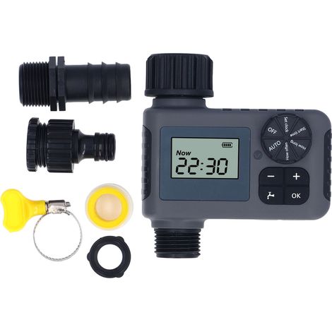 Programmateur d'arrosage automatique NH3/4in, étanche IP55, économie d'eau, facile à utiliser pour jardin pelouse piscine (1/5)