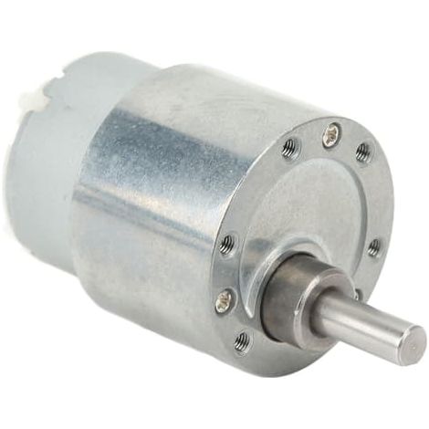 Moteur à engrenages à vis sans fin réversible et autobloquant CC 12 V 8 tr/min JGB37, réduction 500, pour l'automatisation DIY (1/5)