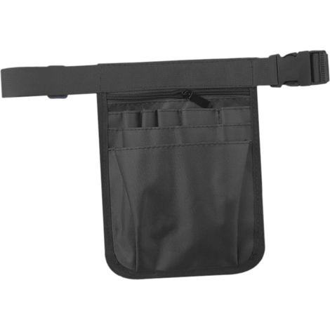 Sac banane multifonctionnel pour assistants, techniciens et dentistes, noir