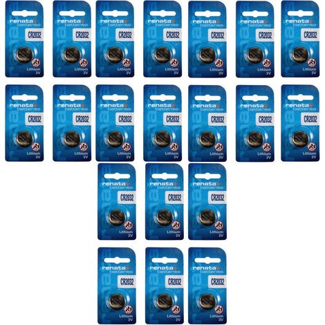 .20 piles  Renata CR2032.