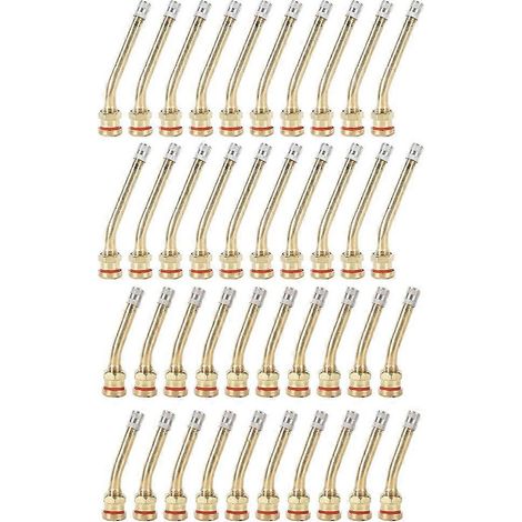 Lot de 20 valves de pneu de 70 mm pour camions, remorques et camping-cars. Excellente étanchéité et protection contre la rouille. (1/5)