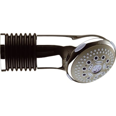 Braccio doccia con soffione integrato a disco moderno (1/2)