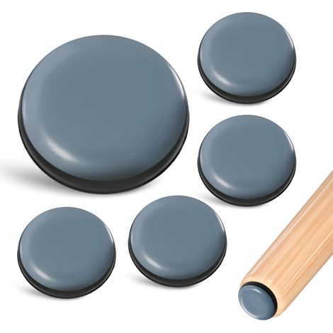30 Pièces PTFE Téflon Ronde Auto-adhésives Coulisses de Meubles 19mm Patins pour Meubles Patin Chaise a Clouer Protéger Les carrelages, Les sols en Bois, Les chaises, Les Tables et Les Lits (1/5)