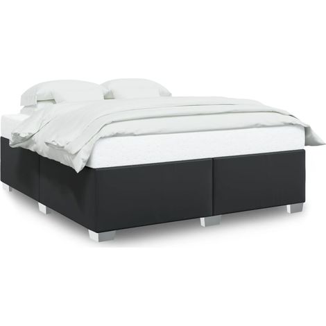 Maison Exclusive - Bettgestell Schwarz 180x200 cm Kunstleder