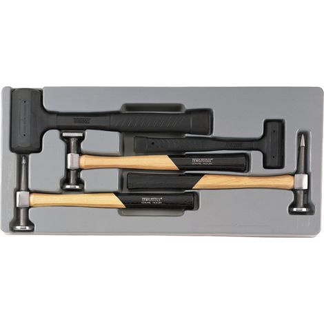 Set de marteaux à débosseler TT4 tray 5 pièces Teng Tools TTPSAD (1/2)
