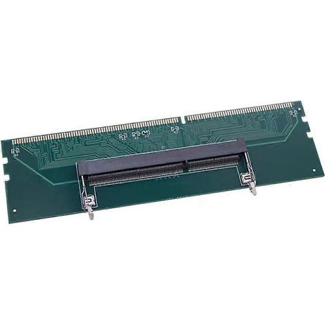 Carte adaptatrice de mémoire DDR3 pour ordinateur portable vers ordinateur de bureau, adaptateur d'extension de mémoire pour ordinateur portable vers PC, avec alimentation stable. (1/5)