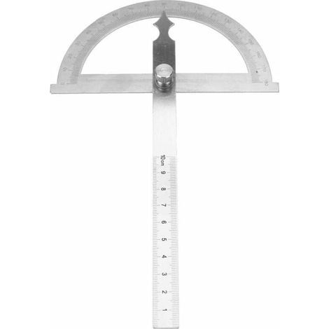 Transportador de acero inoxidable, regla para medir ángulos, inclinómetro digital, 0-180 grados, 15 cm (120-150 mm) (1/5)