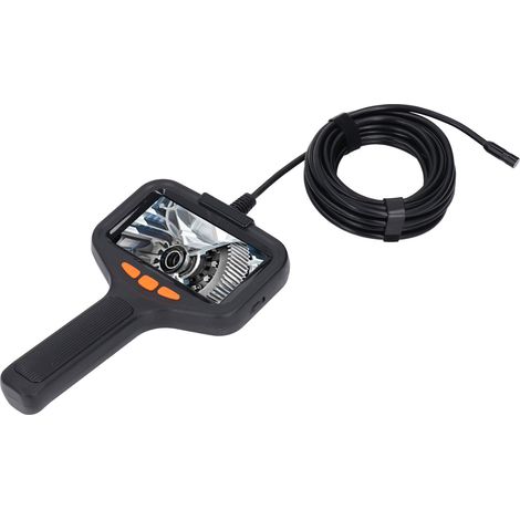 Endoscope industriel écran HD 1920x1080 caméra d'inspection portable lentille 8mm pour détection voiture canalisation câble 5 mètres (1/5)