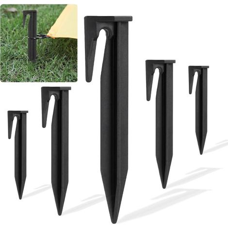 100 pezzi di picchetti di fissaggio per cavo perimetrale, ganci universali ADEFOL, picchetti per cavo da giardino, picchetti per robot tagliaerba, ancoraggi per filo di terra (1/5)