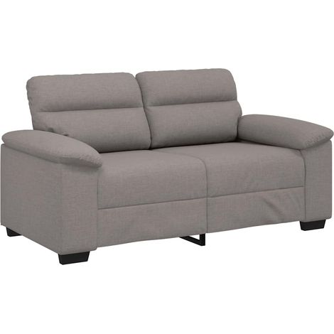 Divano a 2 Posti  Sofa Tortora 160x81x84 cm in Tessuto (1/5)