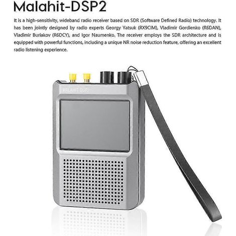 SDR DSP2 Funkempfänger mit 3,5-Zoll-Touchscreen V2.30 (SDR 10 kHz, 380 MHz, 404 MHz, 2 GHz) (1/5)
