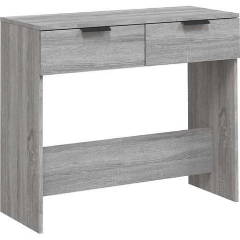 Maison Exclusive - Tavolino Consolle Grigio Sonoma 90x36x75 cm Legno Multistrato (1/5)