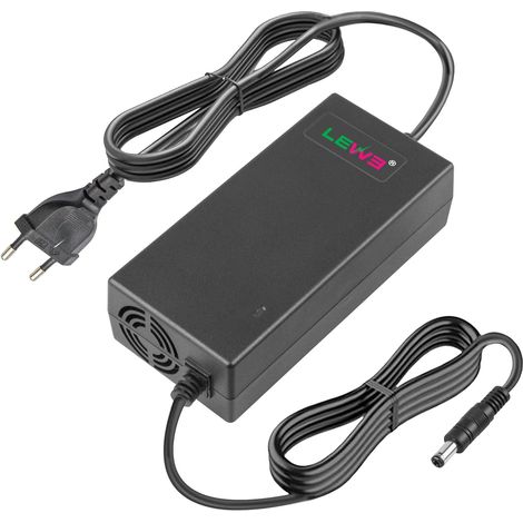 Chargeur vélo électrique 54,6V 48V 2 A, Chargeur pour Batteries Li-on 48 V 2 A 13S Scooter électrique, CC 5,5 mm x 2,1 mm (1/5)