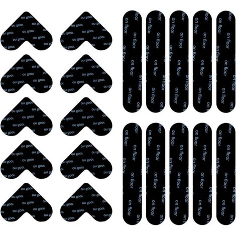 Bardusch-20 pcs tapis antidérapants rug grippers, réutilisables et lavables, pour parquet, carpettes et tapis (1/5)
