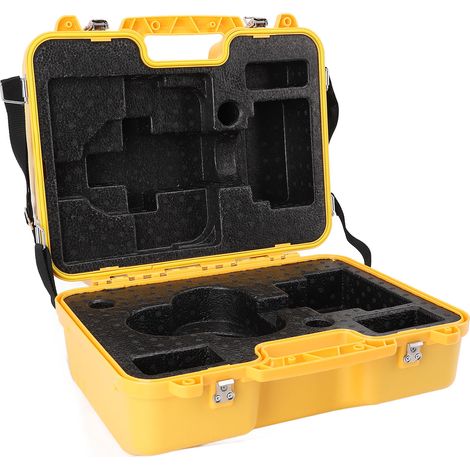 Coffret de transport pour instrument de topographie niveau théodolite station totale jeu de prismes boîte de rangement jaune HC-PS01 (1/5)