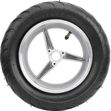 Pneu et roue complète antidérapante pour pocket bike 47cc 49cc, jante avant 90/65-6.5 pouces, accessoire de rechange (1/5)