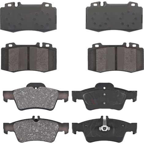 KIT PASTIGLIE FRENO ANTERIORI E POSTERIORI compatibile con MERCEDES-BENZ GLC COUPE' (C253) / PASTIGLIE FRENANTI AUTO OEM P 50 120 P 50 159,P 50 133 / SOSTITUZIONE DIRETTA / BASSA POLVERE / SILENZIOSO