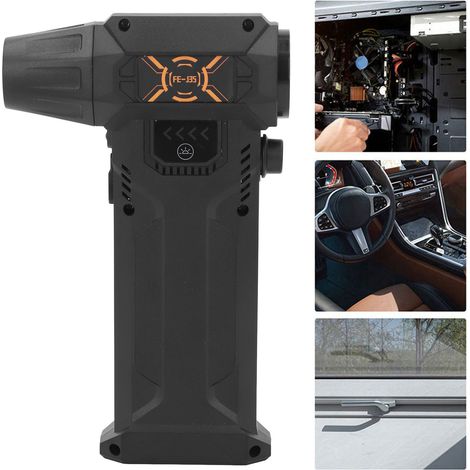 Mini Ventilateur Portable Sans Fil Haute Vitesse 130000 RPM pour Aspirateur Souffleur de Poussière-KZQ (1/5)
