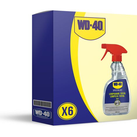 WD-40 Bike Pack 6 uds - Limpiador total para bicicleta - Pulverizador 500ml (1/5)