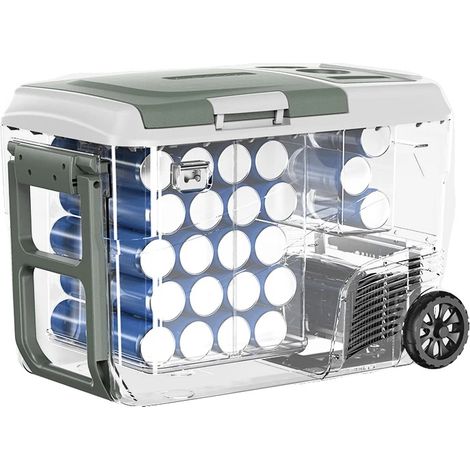 Nevera portátil para coche, control de temperatura de doble zona, 40 litros. (1/2)