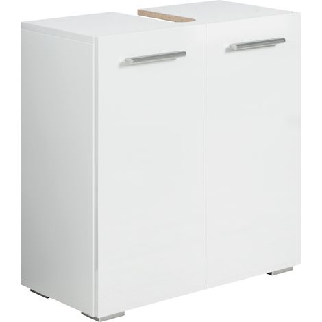 Badezimmer Badmöbel Jupiter 60cm - Weiß - Unterschrank Badmöbels
