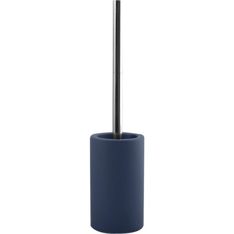 Brosse wc avec support Céramique TUBE-MATT Bleu mat Spirella