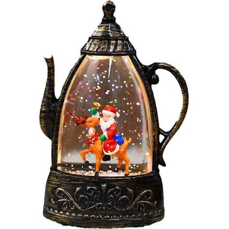 LED-Nachtlicht im Retro-Teekannen-Stil – Beliebte Weihnachtsdekoration, B (1/5)